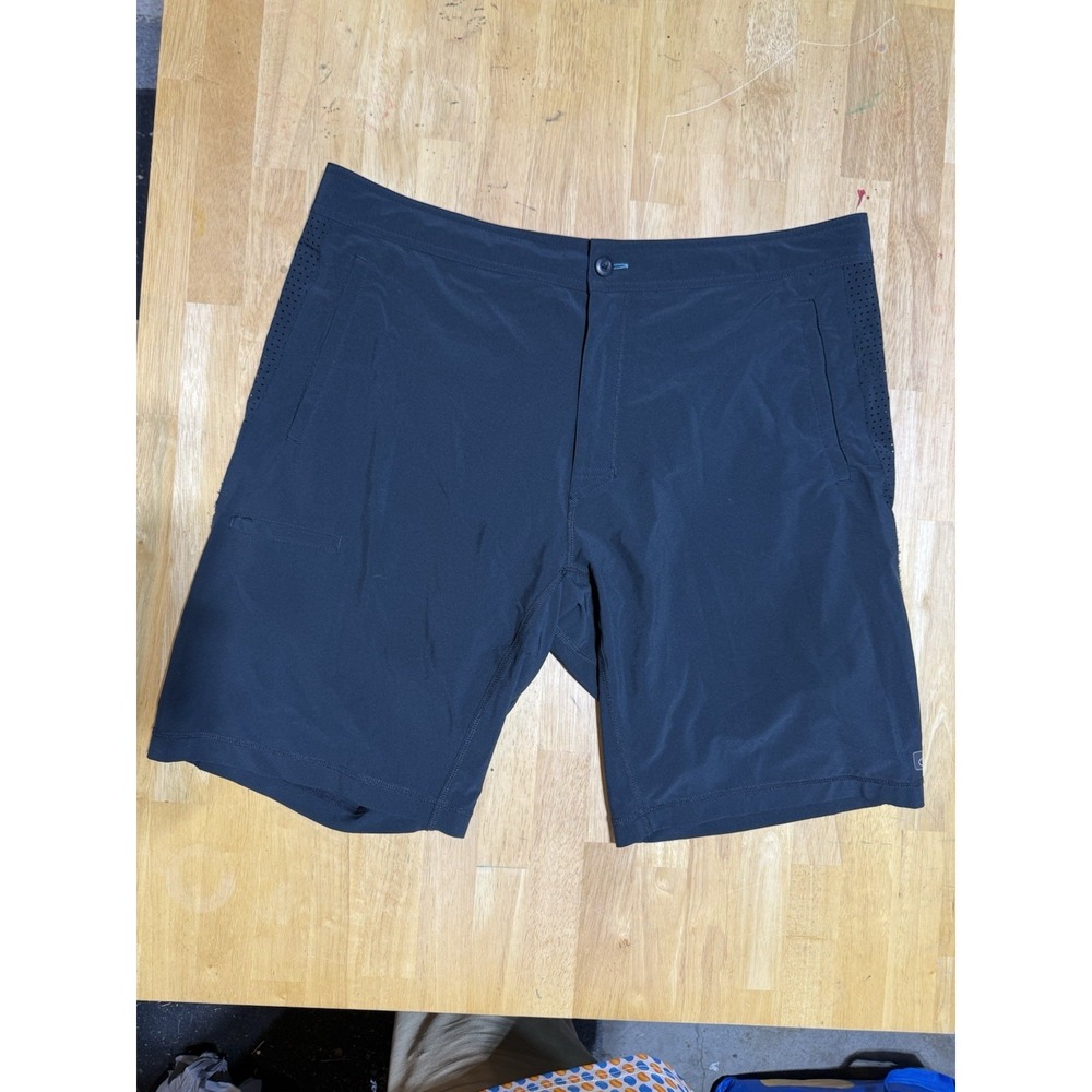 AVID Gear Fishing Shorts Men's 38 Black Stretch Quick Dry Performance Outdoor